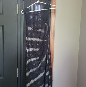 Fancy lace Sleeveless dress